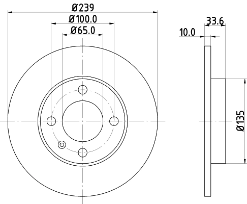 Диск тормозной HELLA/BEHR/PAGID 8DD355104191