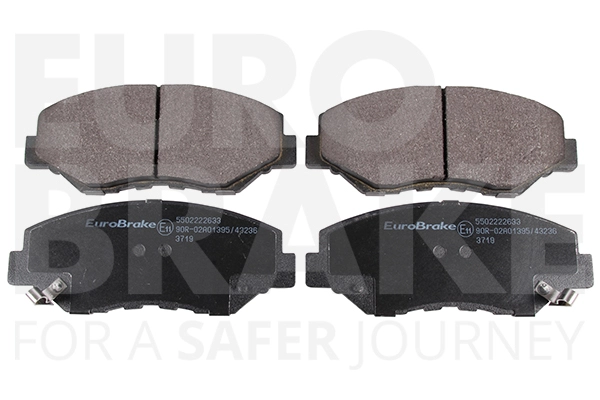 Тормозные колодки дисковые передние EUROBRAKE 5502222633