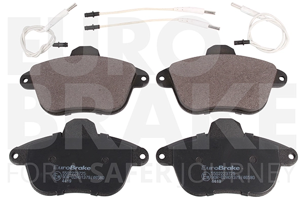 Тормозные колодки дисковые передние EUROBRAKE 5502223725