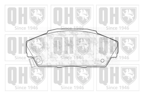 Колодки тормозные QUINTON HAZELL BP548