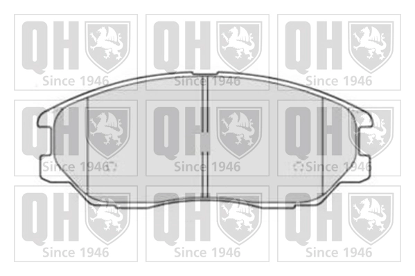 Колодки тормозные QUINTON HAZELL BP1510
