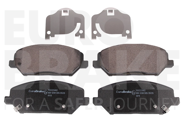 Тормозные колодки дисковые передние EUROBRAKE 5502223462