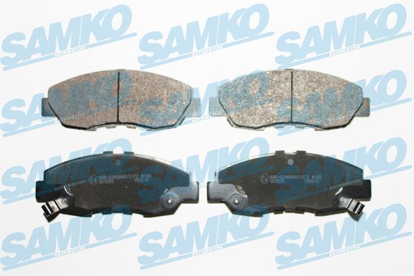 Колодки тормозные дисковые SAMKO 5SP566
