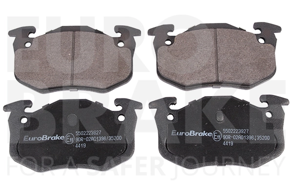 Тормозные колодки дисковые задние EUROBRAKE 5502223927