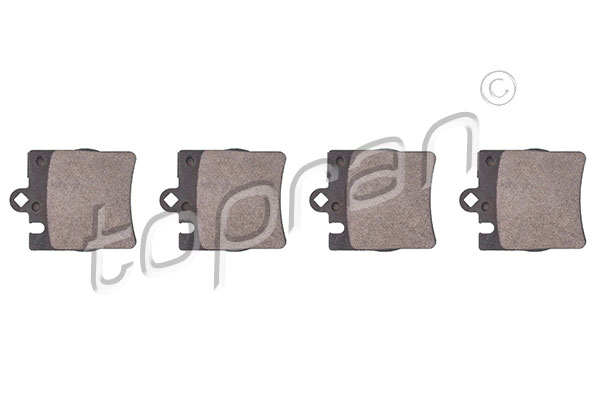 Set brake pads HANS PRIES/TOPRAN 400947