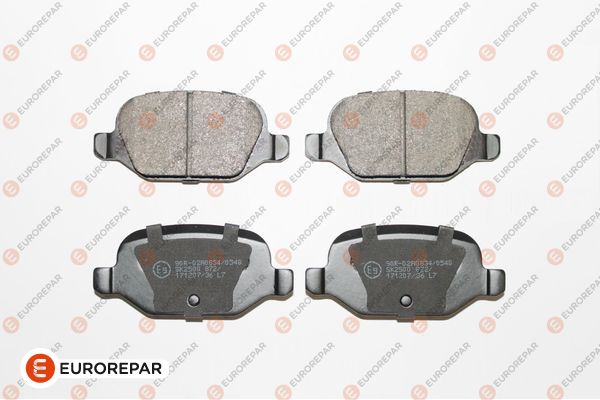 Колодки тормозные дисковые EUROREPAR 1639370180