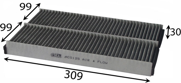 Фильтр салона JS ASAKASHI AC0125CSET