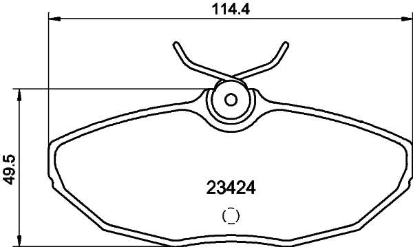 Колодки тормозные дисковые HELLA/BEHR/PAGID 8DB355018561