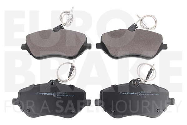 Тормозные колодки дисковые передние EUROBRAKE 5502223744
