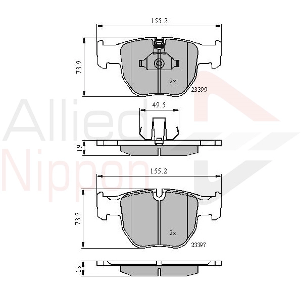 Деталь ALLIED NIPPON ADB01157
