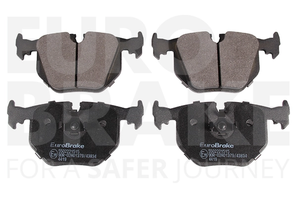 Тормозные колодки дисковые задние EUROBRAKE 5502221515