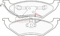 Колодки тормозные дисковые ALLIED NIPPON ADB0846