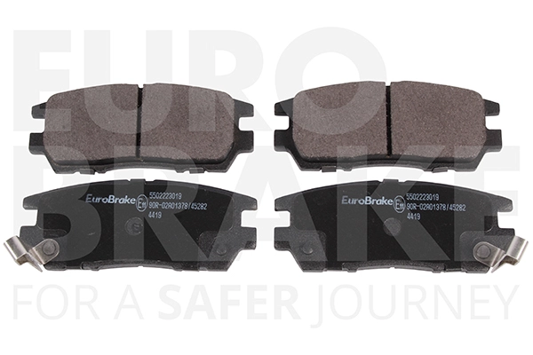 Тормозные колодки дисковые задние EUROBRAKE 5502223019
