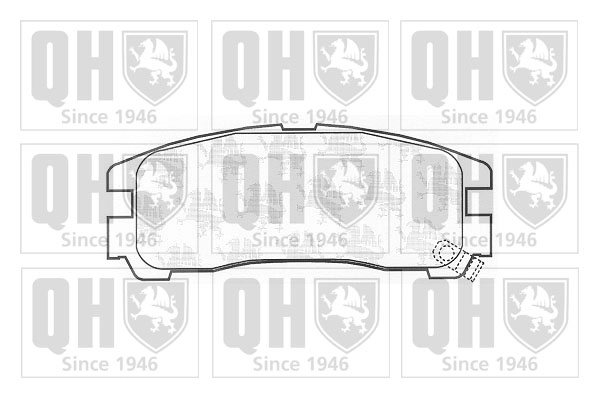 Колодки тормозные QUINTON HAZELL BP678