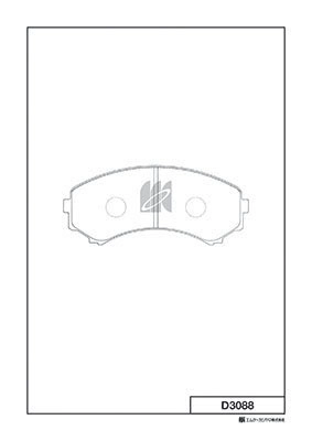 Колодки тормозные дисковые MK KASHIYAMA D3088