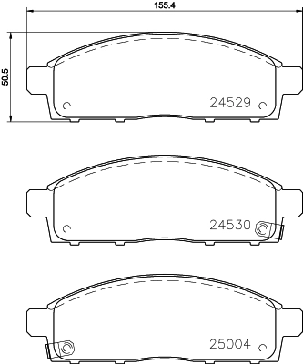Колодки тормозные дисковые NISSHINBO NP3016SC