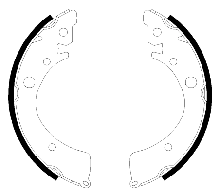 Колодки тормозные барабанные HELLA/BEHR/PAGID 8DB 355 001-651