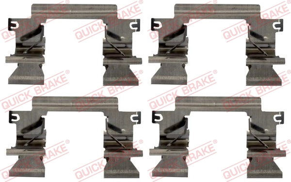 Комплект монтажный тормозных колодок QUICK BRAKE 109-1862