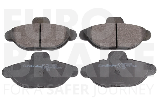 Тормозные колодки дисковые передние EUROBRAKE 5502222335