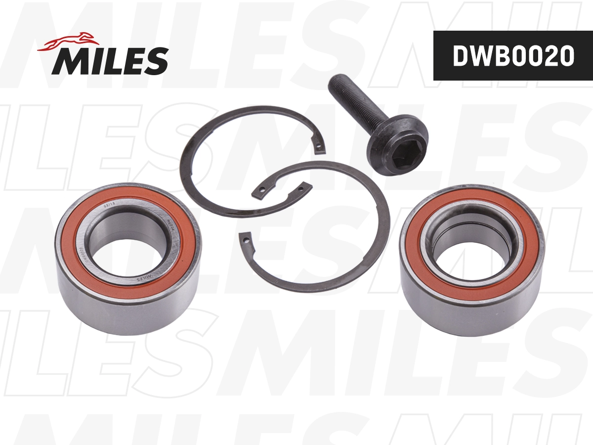 Dwb0020 подшипник ступ.audi 100/80/a4/a6/a8/vw passat/skoda superb 83-05 пер. MILES DWB0020