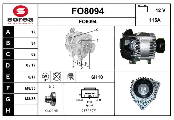 Генератор SNRA FO8094