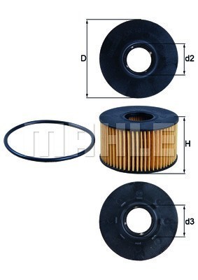 Масляный фильтр MAGNETI MARELLI 154084631500