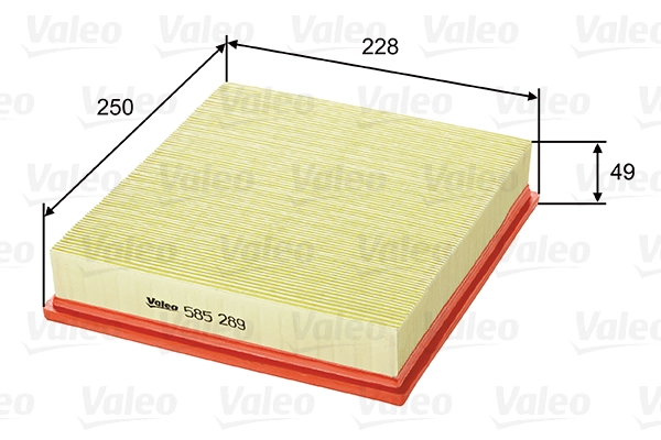Фильтр воздушный VALEO 585289