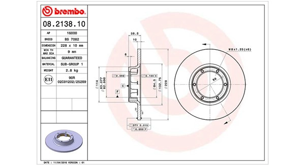 Диск тормозной MAGNETI MARELLI 360406041800