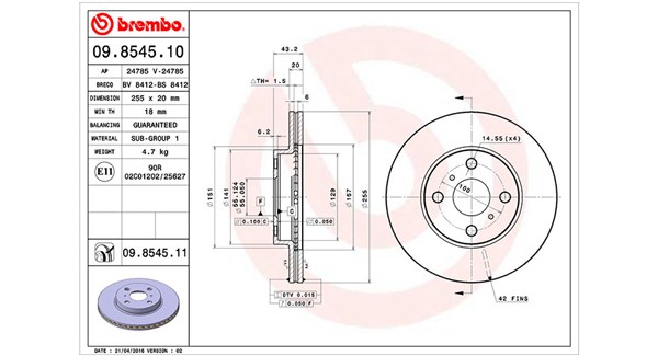 Диск тормозной MAGNETI MARELLI 360406046600