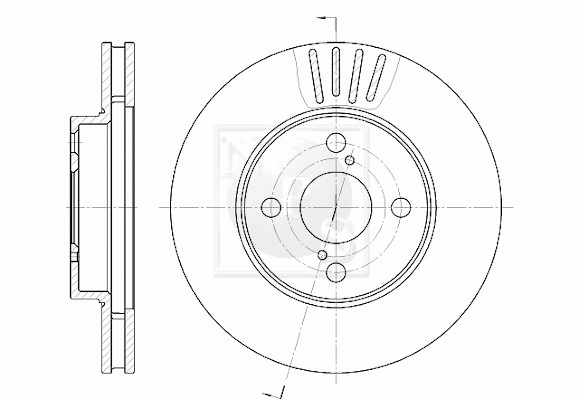 Диск тормозной NPS T330A156