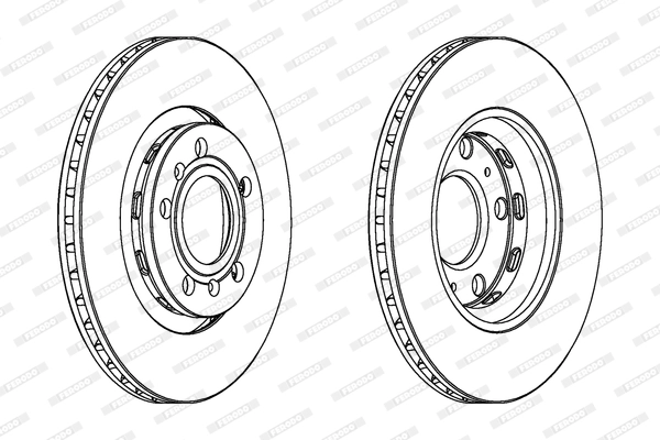 Диск тормозной FERODO DDF1526