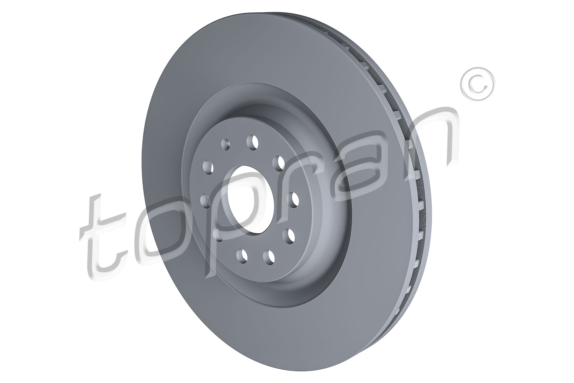 Brake disc HANS PRIES/TOPRAN 114839