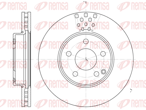 Тормозной диск KAWE 6676 10