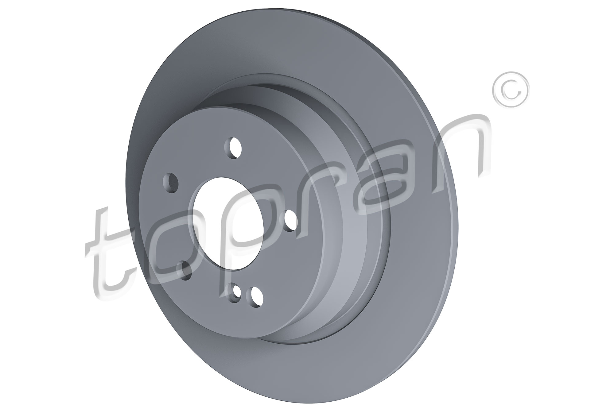 Brake disc HANS PRIES/TOPRAN 401054