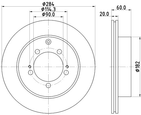 Запчасть HELLA/BEHR/PAGID 8DD355111-491