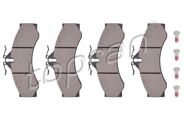 Set brake pads HANS PRIES/TOPRAN 110893