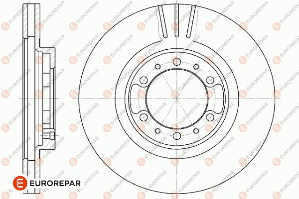 Диск тормозной EUROREPAR 1642764180
