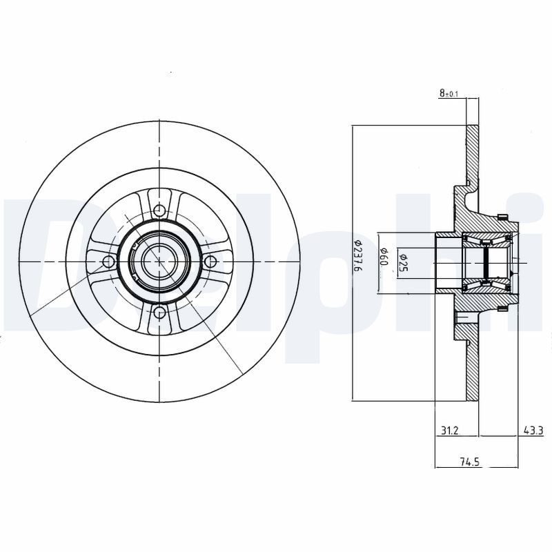 2007539 DELPHI BG9025RSC