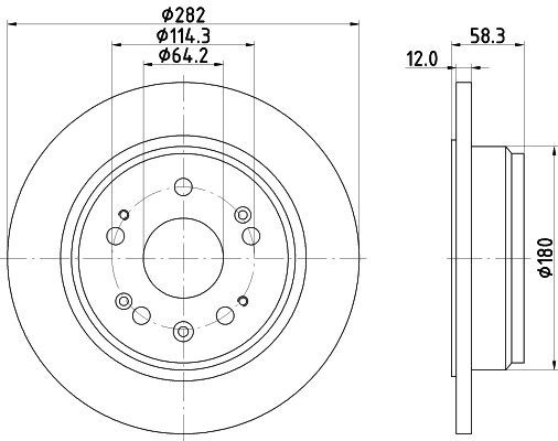 Запчасть HELLA/BEHR/PAGID 8DD355112-451