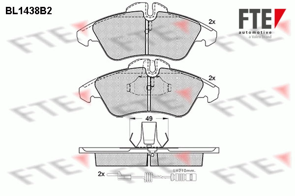 Запчасть FTE BL1438B2