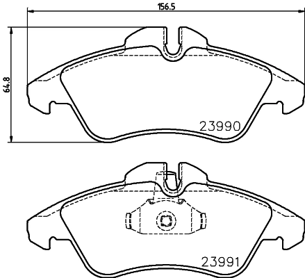 Колодки тормозные nao HELLA/BEHR/PAGID 8DB355030-761