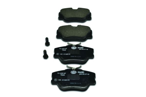 Колодки тормозные дисковые HELLA/BEHR/PAGID 8DB355017-601