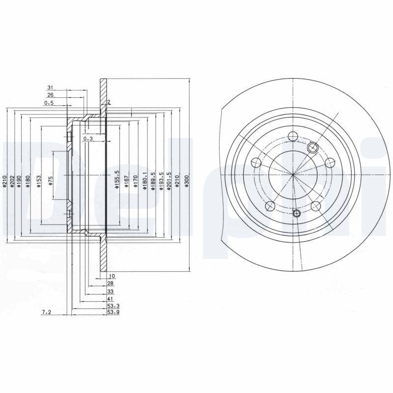 Диск тормозной DELPHI BG2431