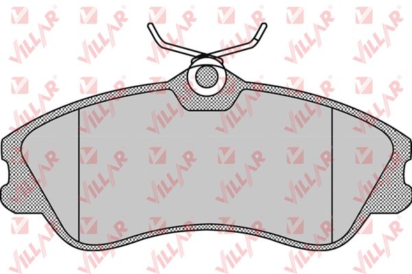 Колодки тормозные дисковые VILLAR 626.0950