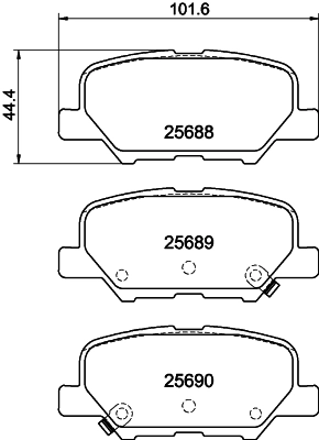 1628912 HELLA/BEHR/PAGID T2237