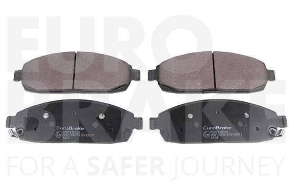 Тормозные колодки дисковые передние EUROBRAKE 5502229328