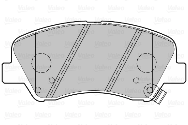Колодки тормозные VALEO 601300