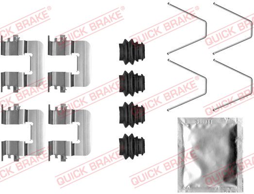 Комплект montazowy klocka hamulcowego зад kia soul ii electric 09.14- QUICK BRAKE 1090046