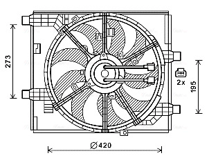 Запчасть AVA QUALITY COOLING DN7531