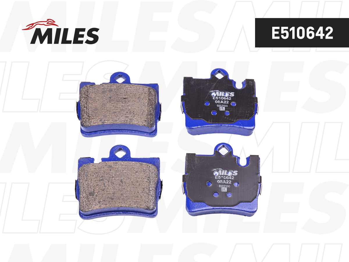 E510642 тормозные колодки для дисковых тормозов MILES E510642